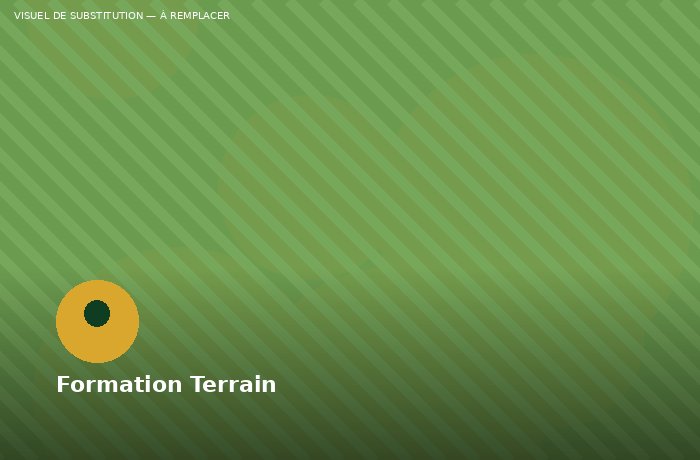 Formation agricole terrain
