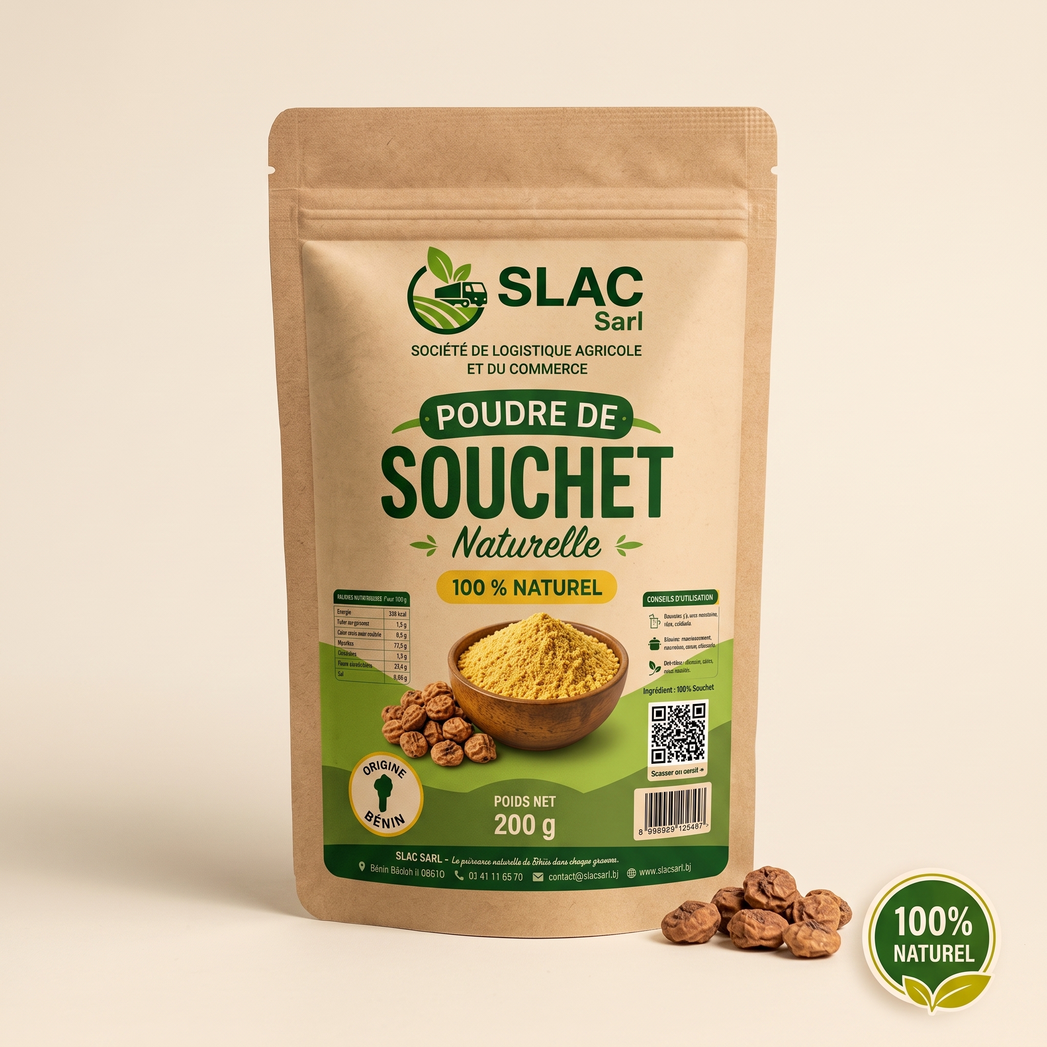 Poudre de souchet 200g SLAC SARL